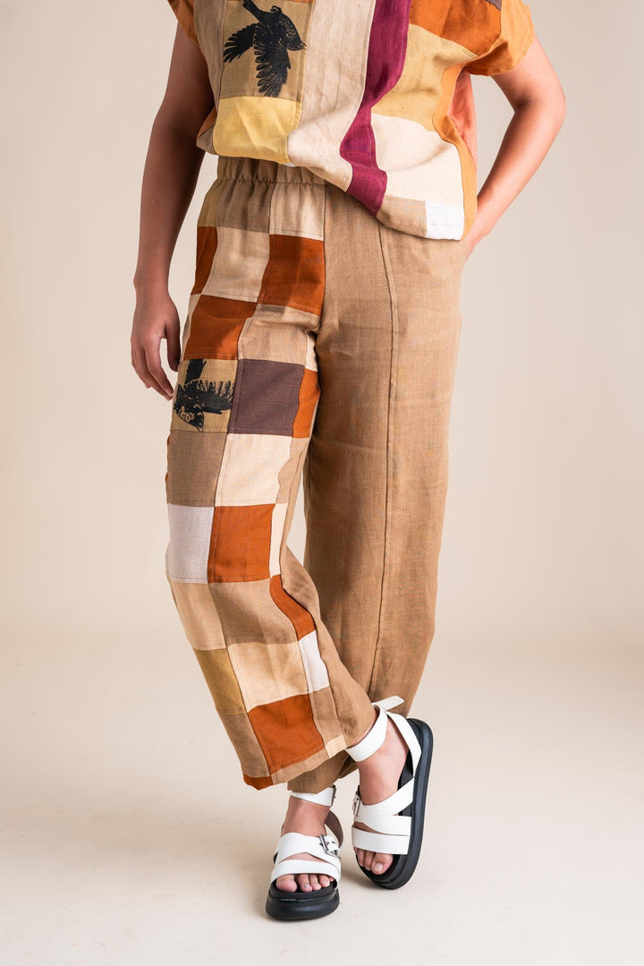 Sunset Pants M in Patchwork #2