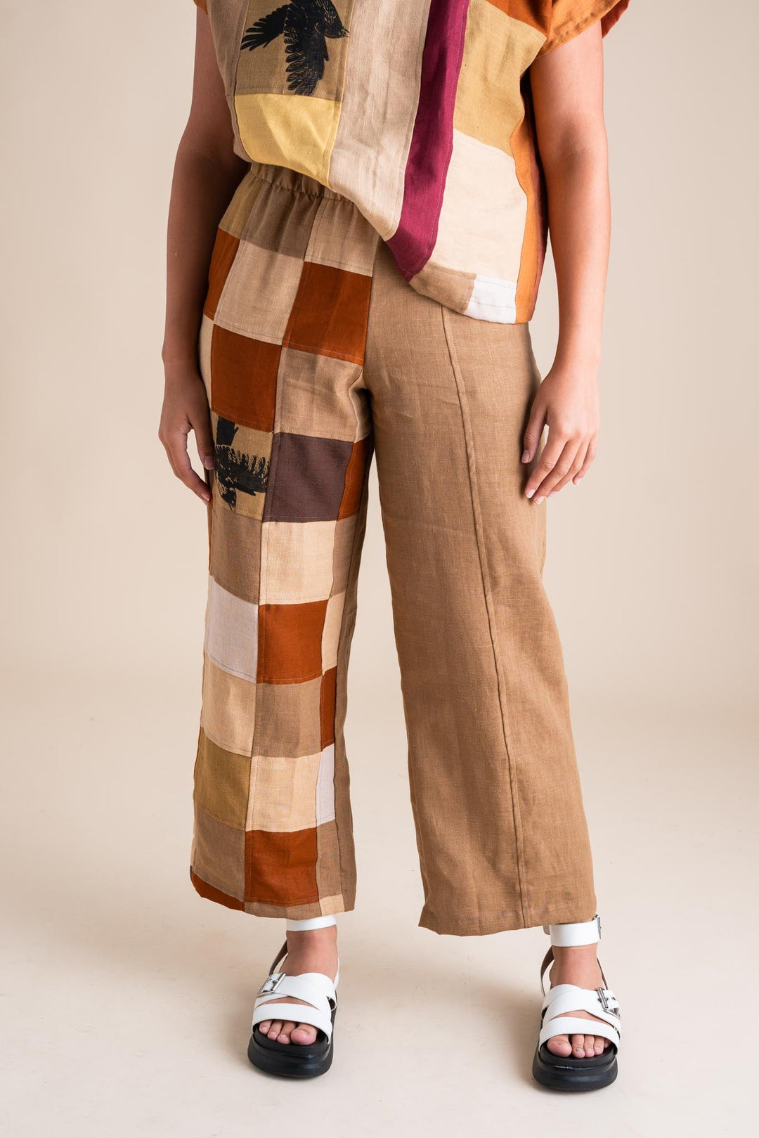 Sunset Pants M in Patchwork #2