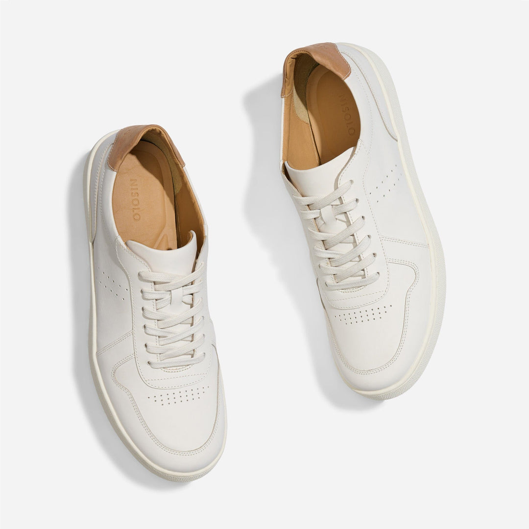 Beto Go-To Court Sneaker White