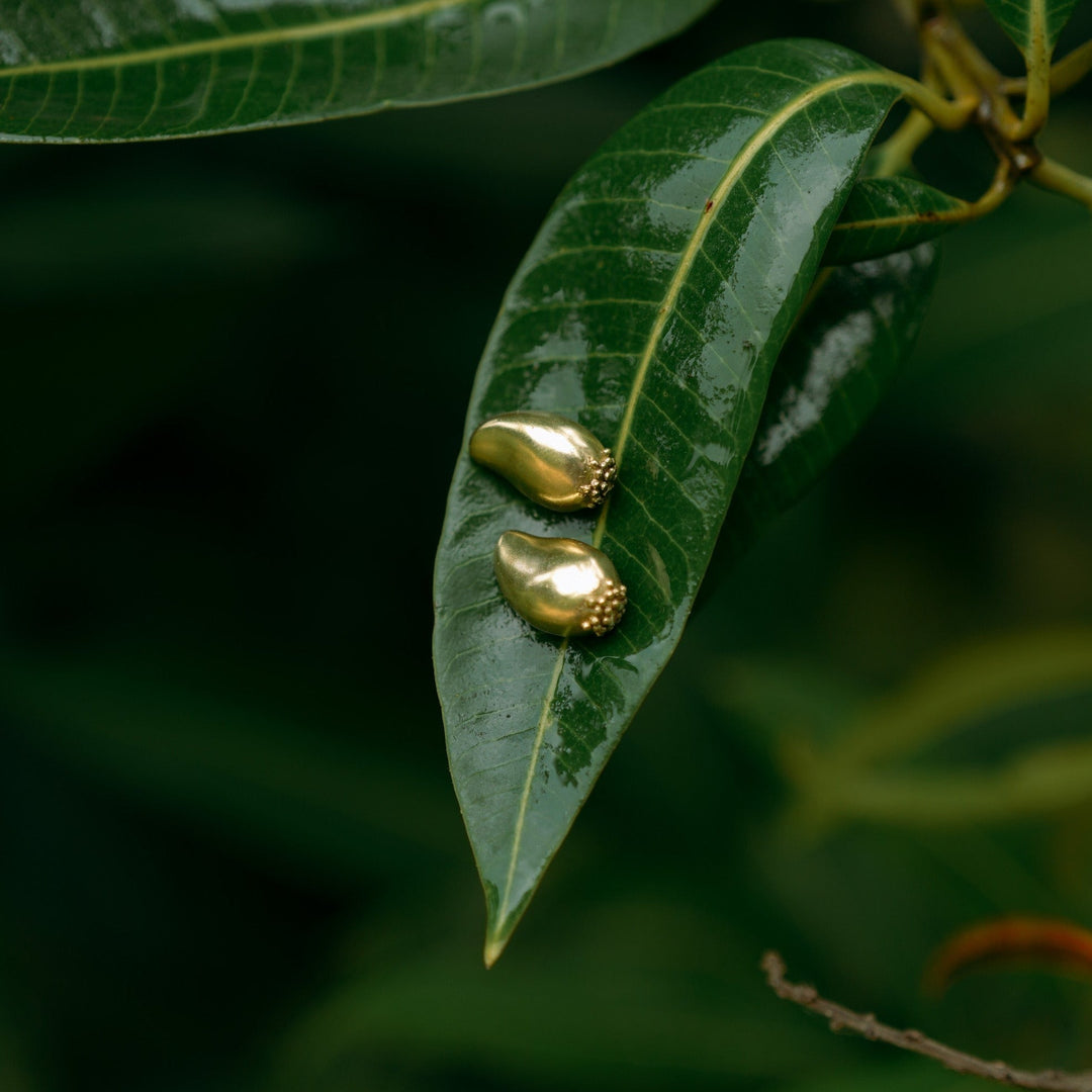 Mango Charm Studs