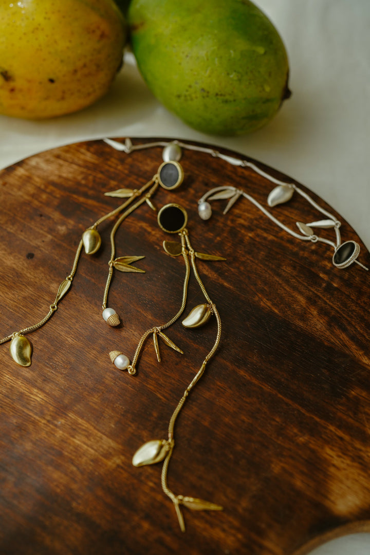 Mango Stem Earrings