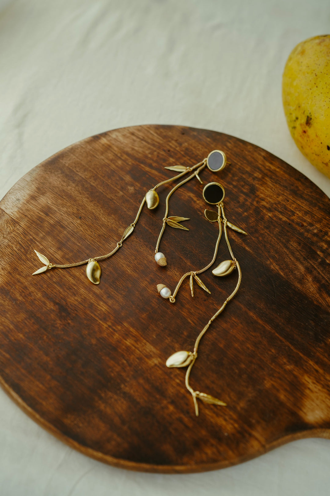 Mango Stem Earrings