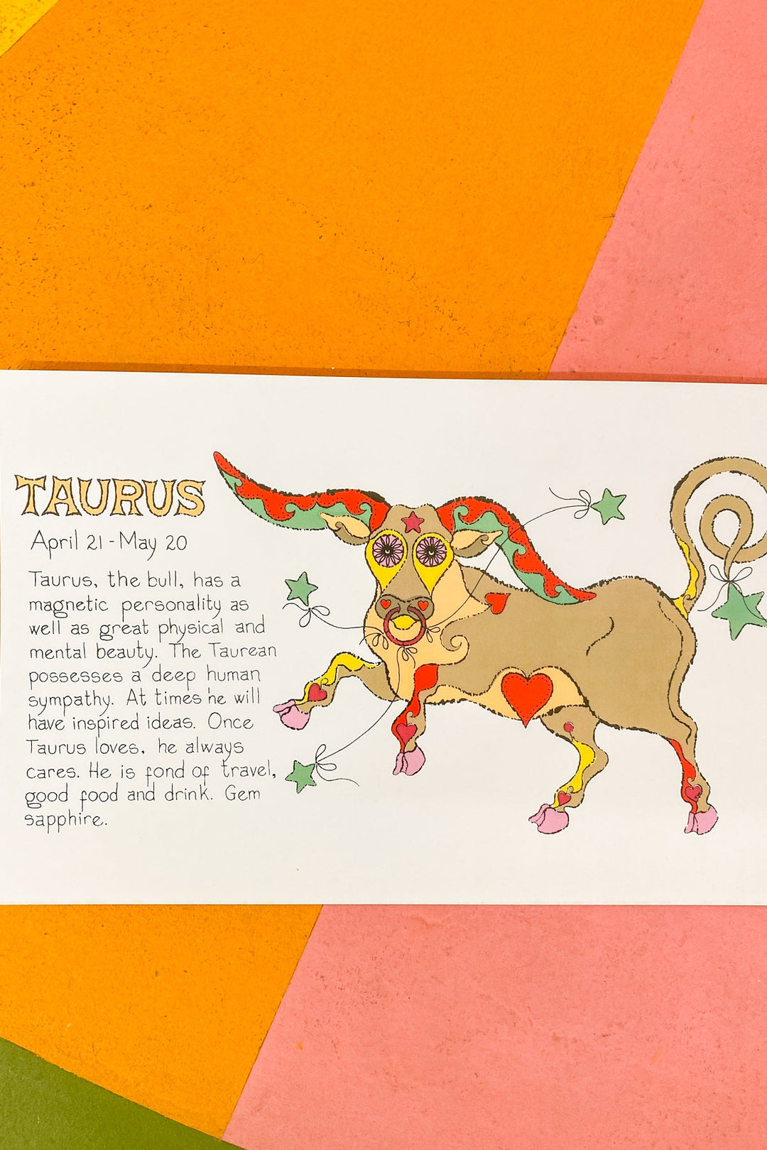 Taurus Zodiac Print