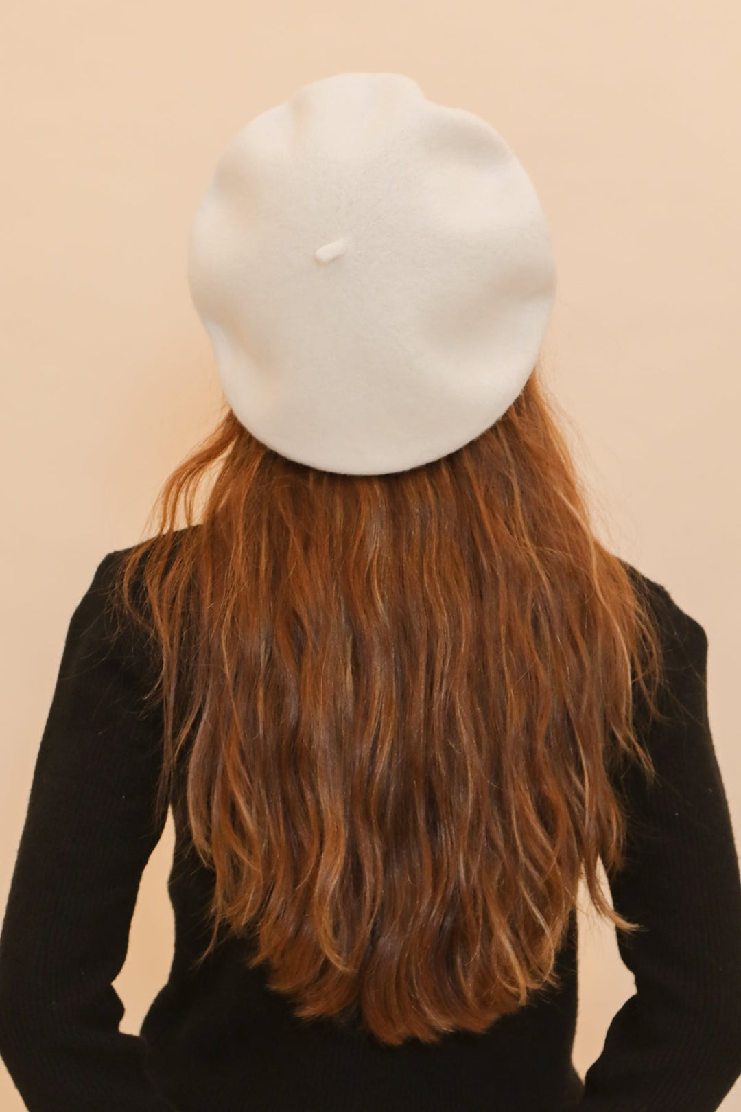 Brigitte Beret in Cream