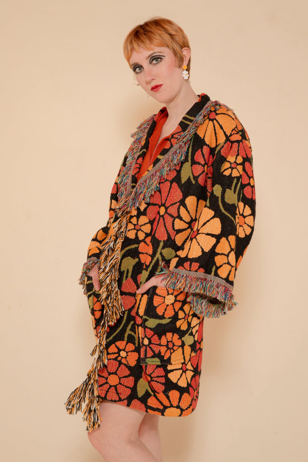 Marigold Blanket Robe Coat