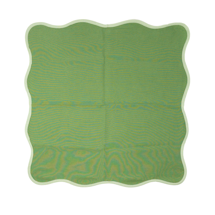 THE SCALLOPED NAPKIN (GREEN) - SET