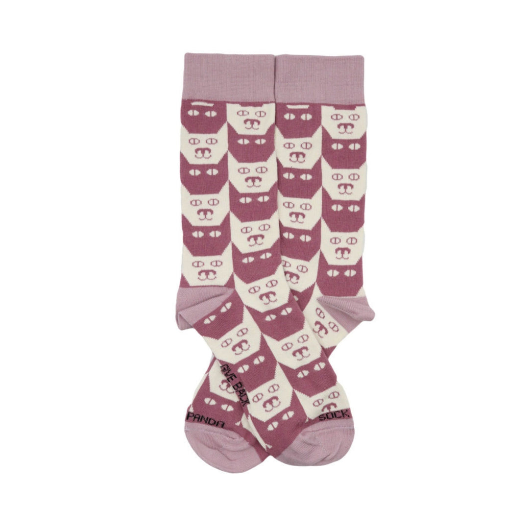 Kitty Cat Pattern Socks from the Sock Panda (Adult Medium)