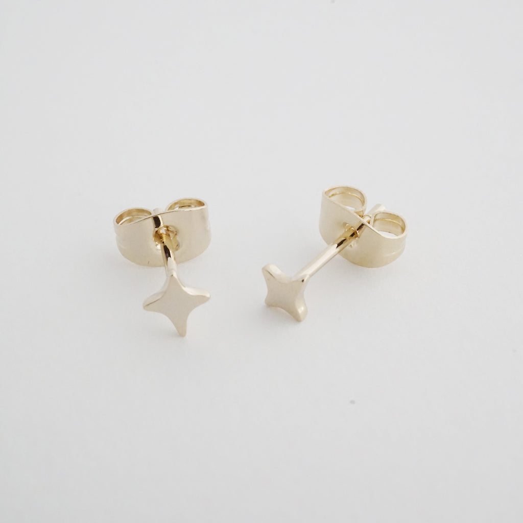 Origami Star Studs