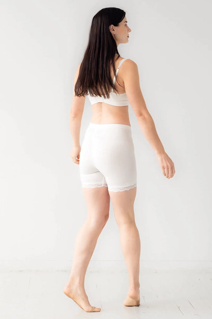 Salua Cotton Lace Bike Shorts