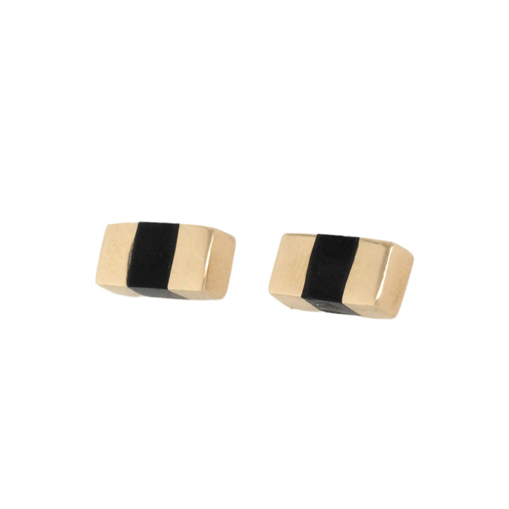 Black Jade Keel Studs