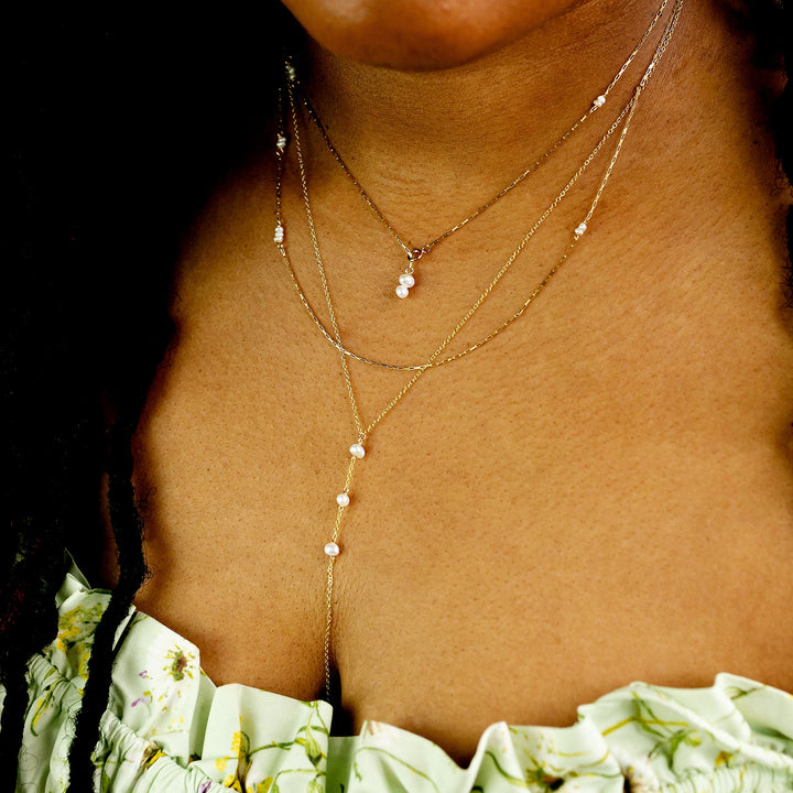 Naya Freshwater Pearl Y-Necklace