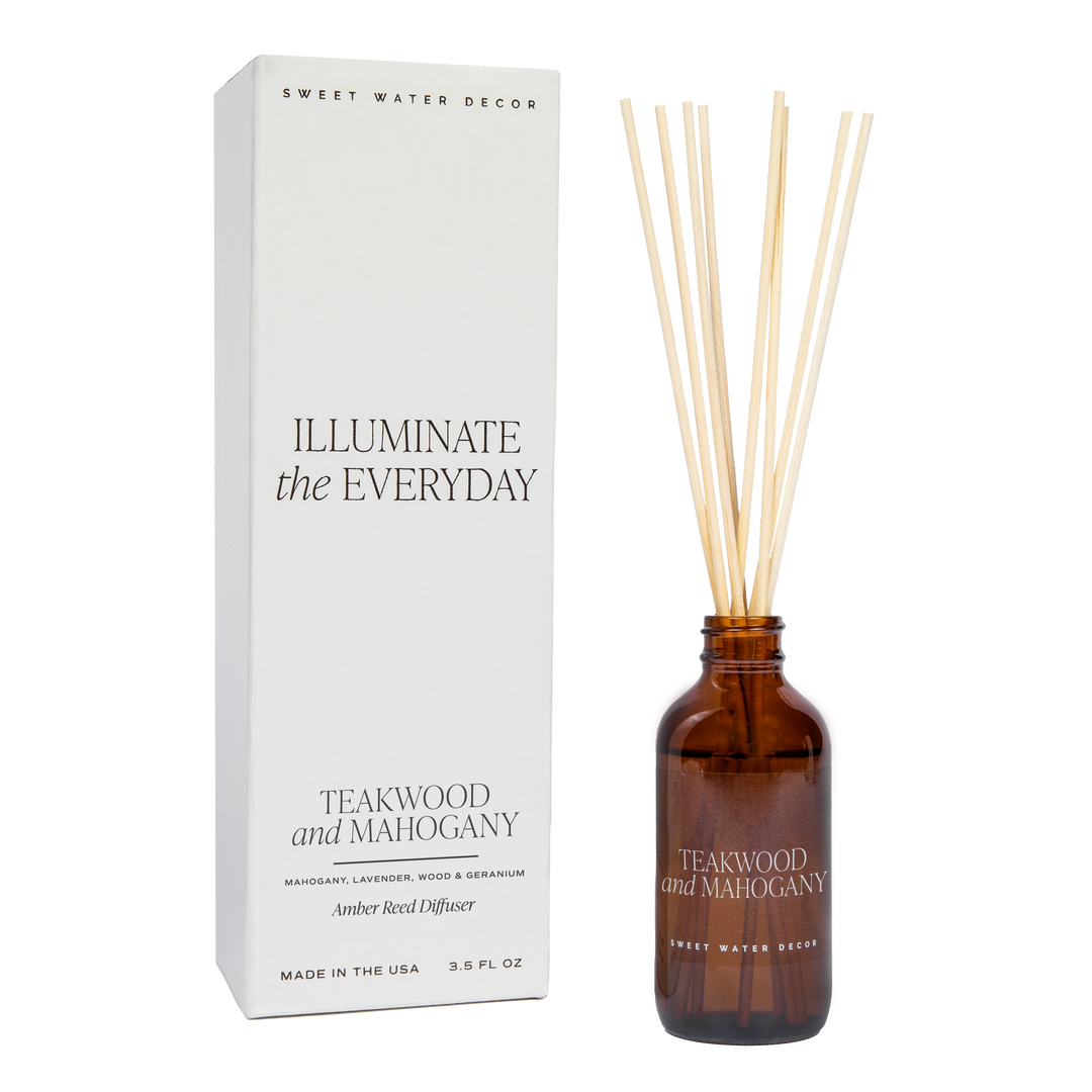 Teakwood and Mahogany Amber Reed Diffuser