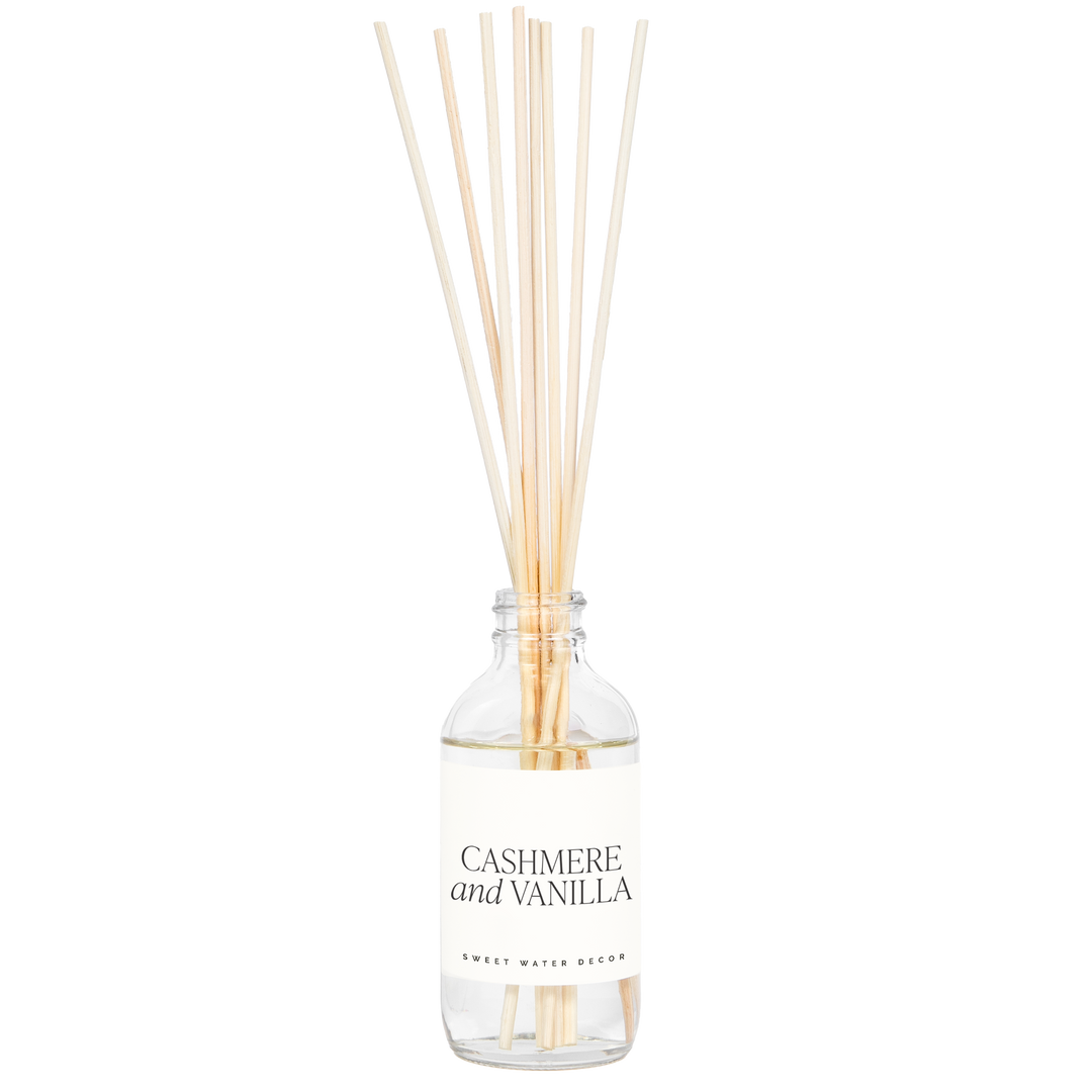 Cashmere and Vanilla Clear Reed Diffuser