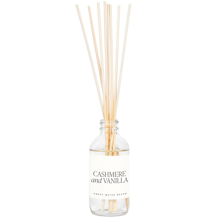 Cashmere and Vanilla Clear Reed Diffuser