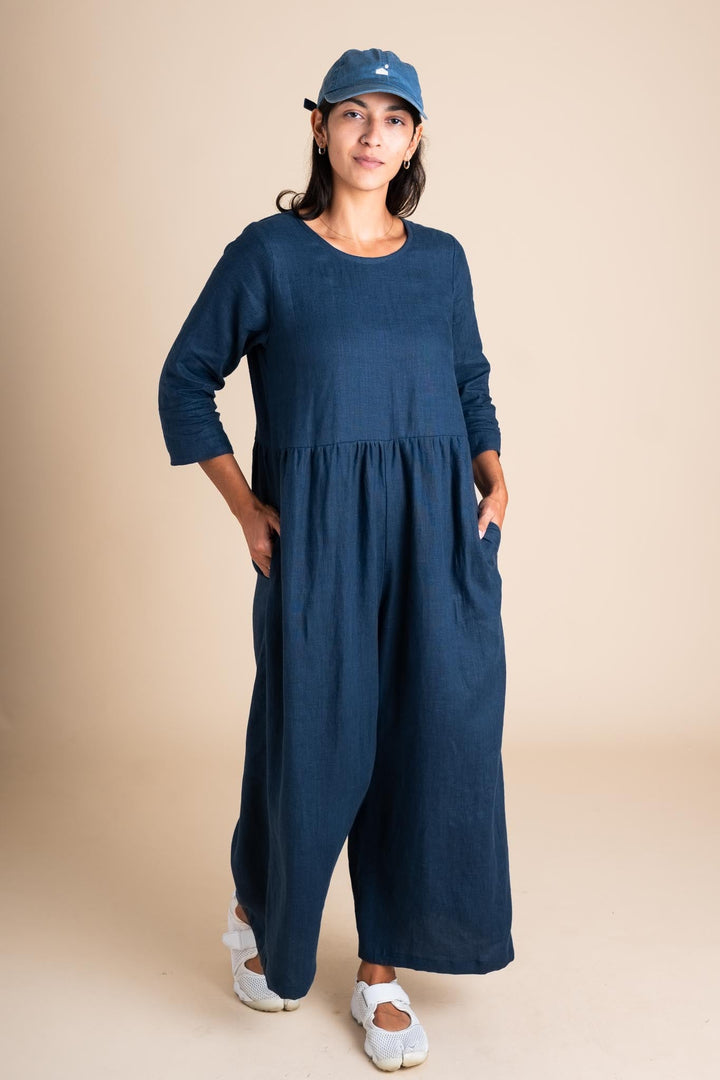 Ranch Jumpsuit in Navy