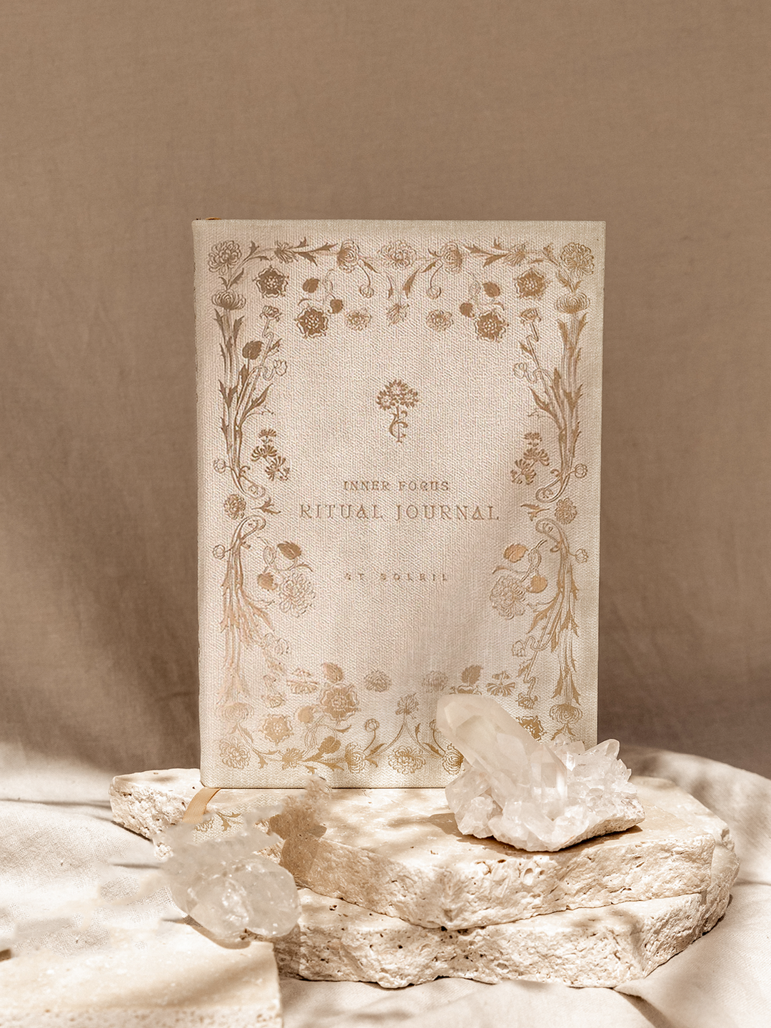 'Inner Focus' Ritual Journal • Linen {Beige}