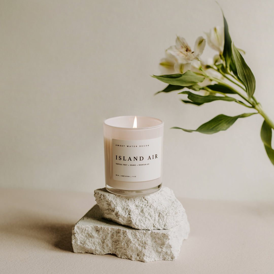 Island Air Soy Candle - White Jar - 11 oz