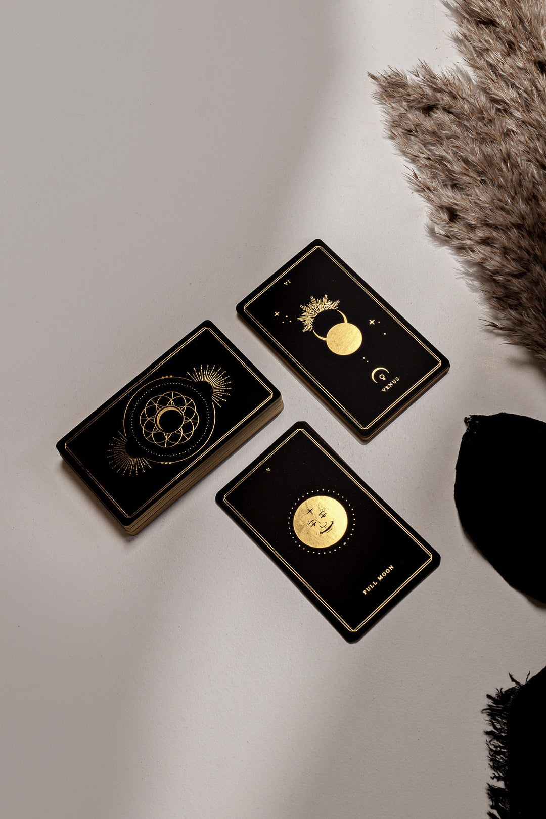 'Child Of The Universe' Black & Gold Edition • Oracle Deck & Book