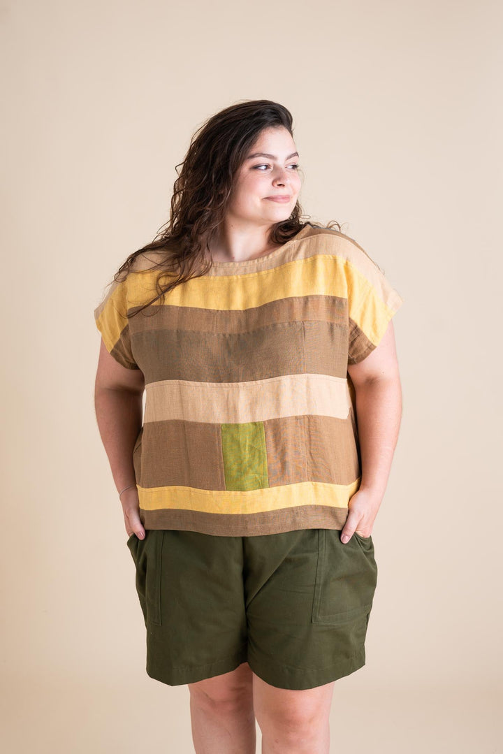 Painter Top XL in Patchwork #3