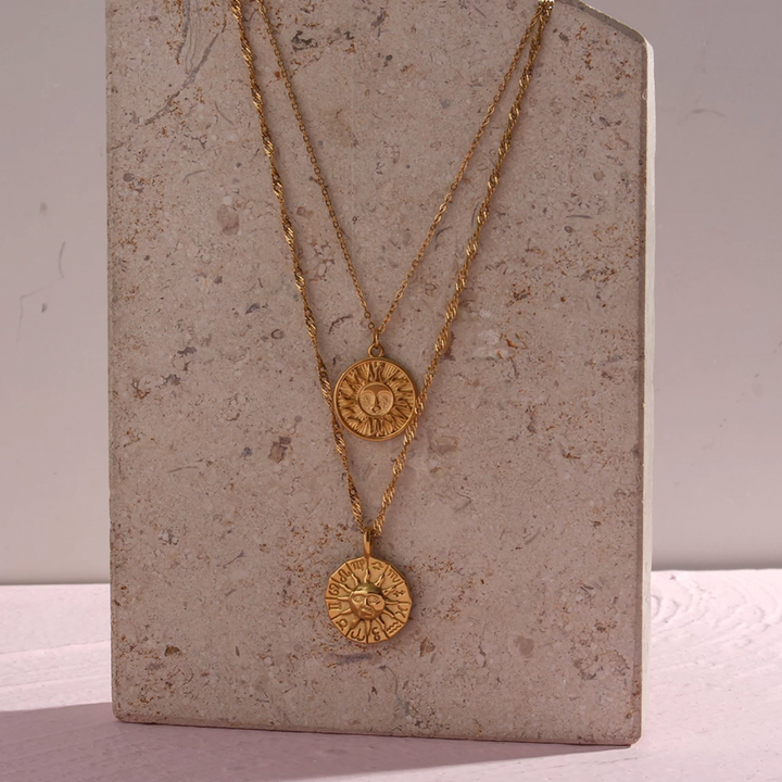 Simple Sun Necklace