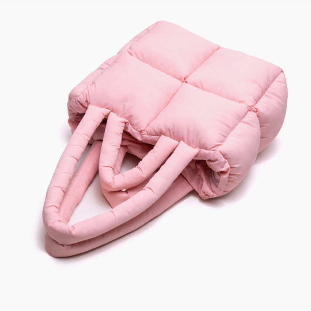 Space Cotton Puffer Bag - Pink