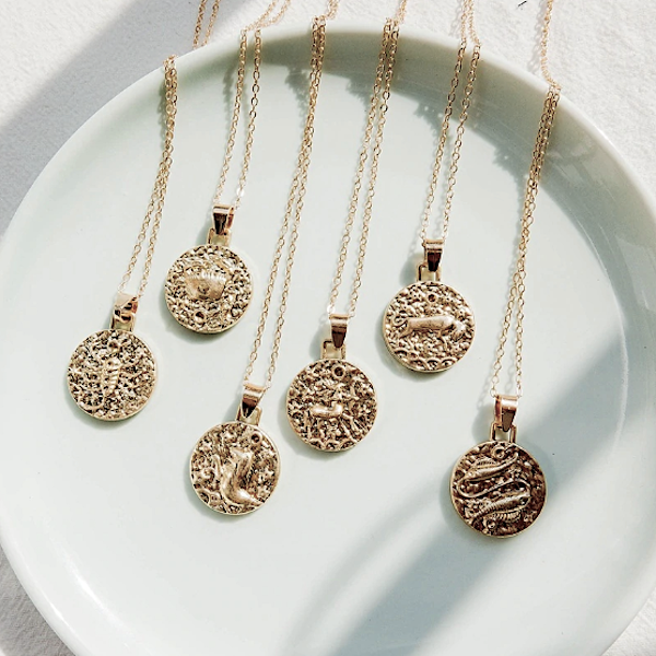 Zodiac Coin Necklace