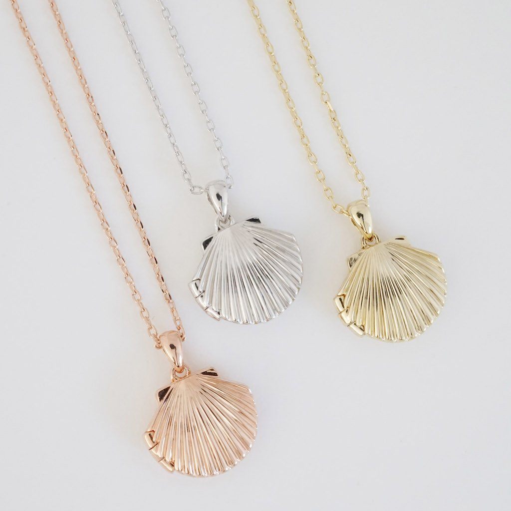 Shell Locket Necklace