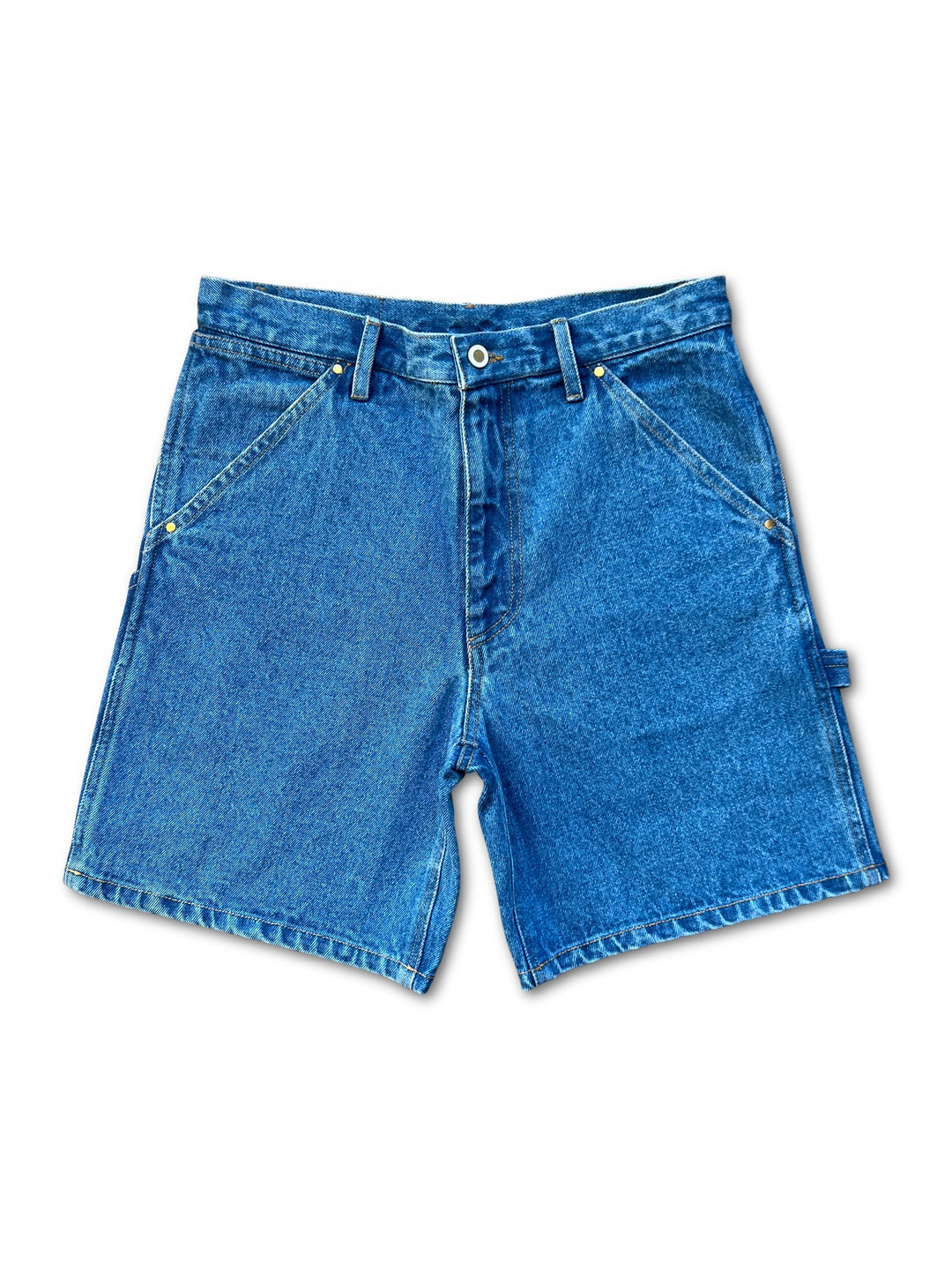 Blue Denim Canvas Shorts