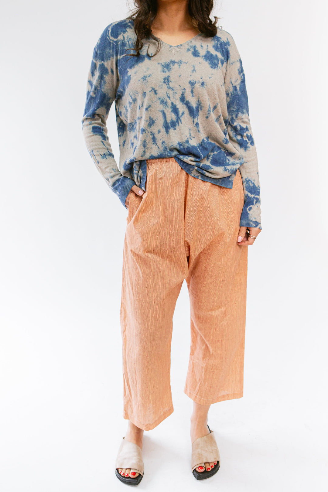 Uno Pant, Rose Stripe