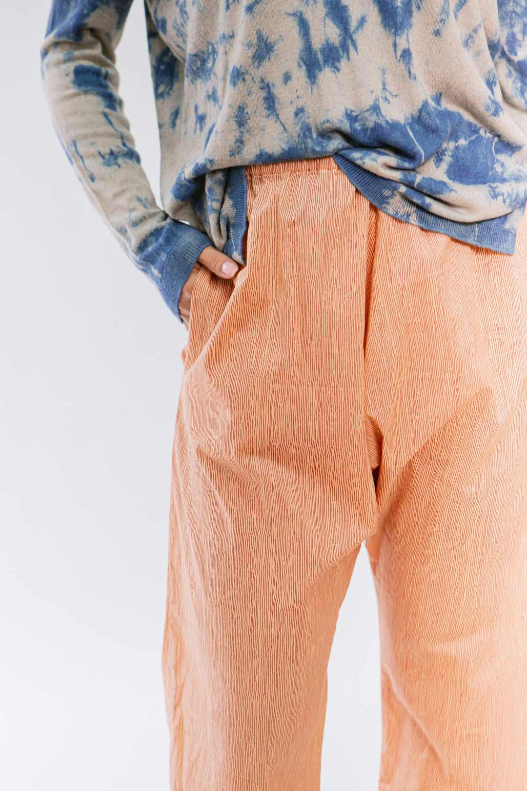 Uno Pant, Rose Stripe