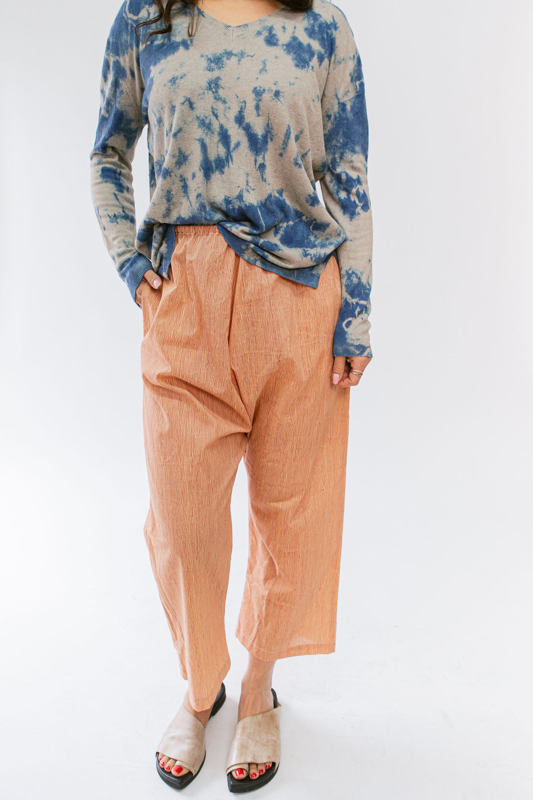 Uno Pant, Rose Stripe