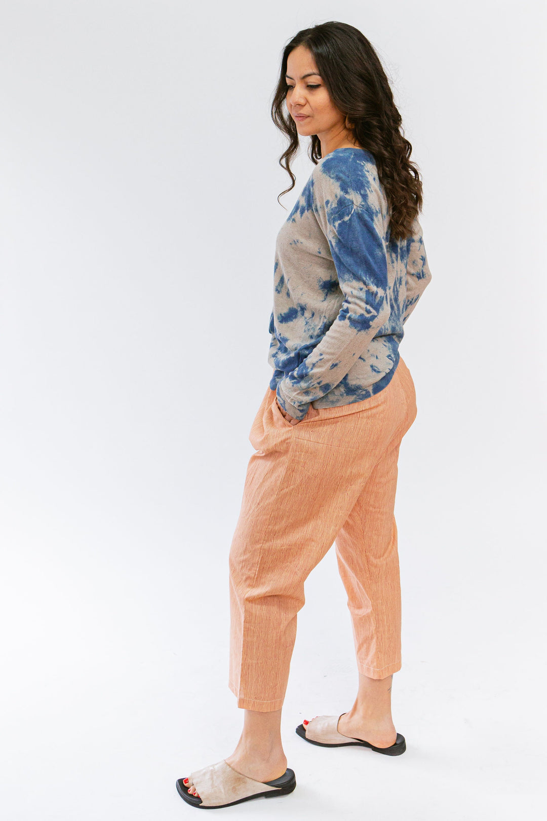 Uno Pant, Rose Stripe