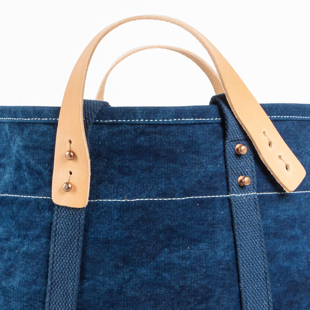 Small East West Tote | Dark indigo