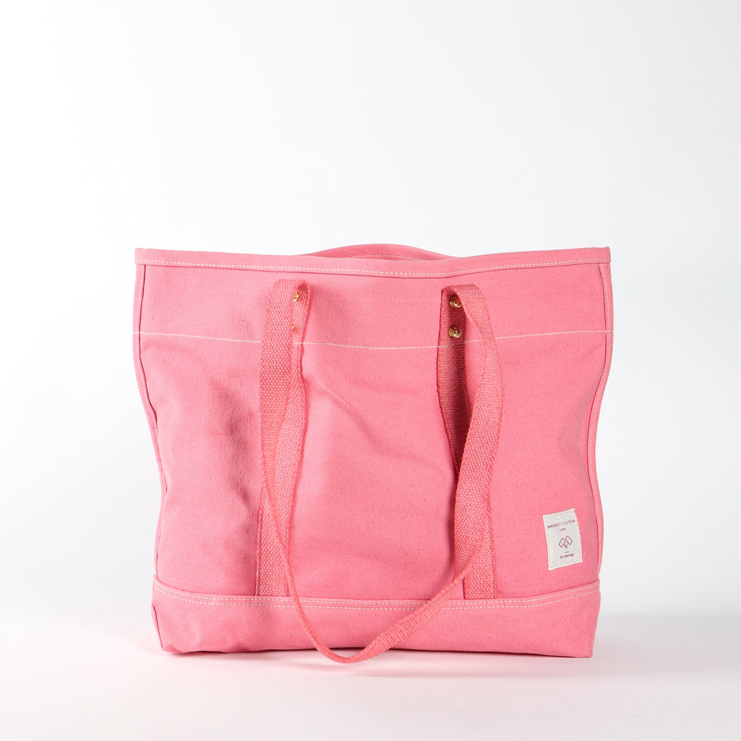 Small East West Tote | Flamingo