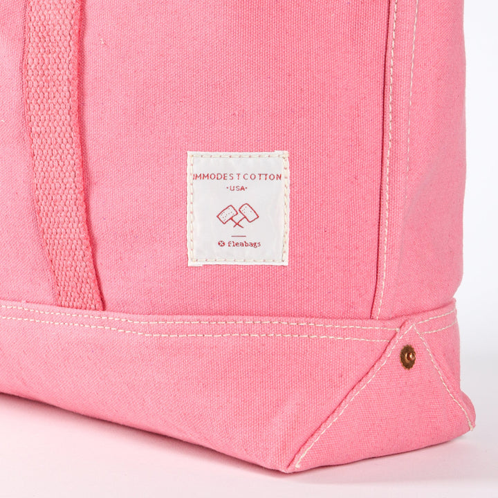 Small East West Tote | Flamingo