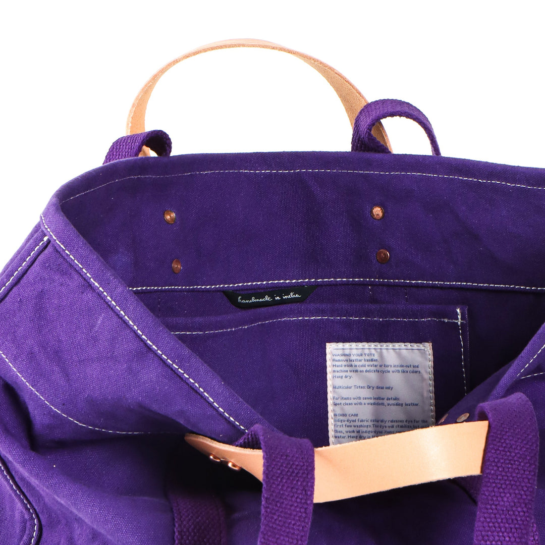 Small East West Tote | Iris