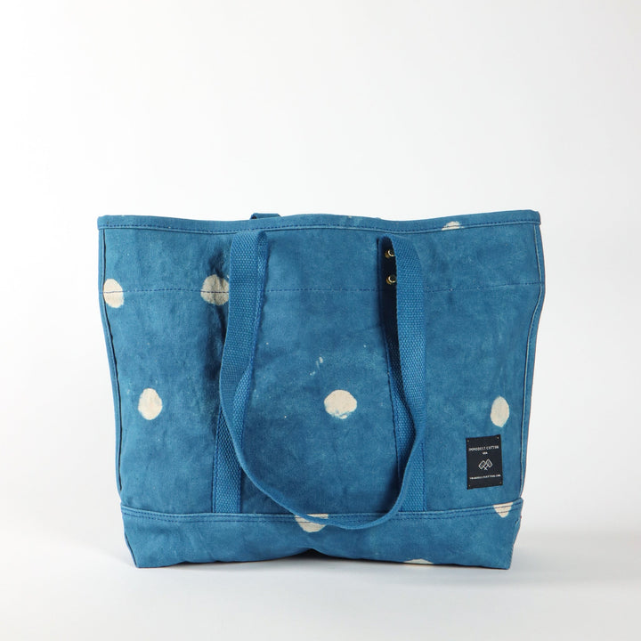 Small East West Tote | Lt Indigo Moon