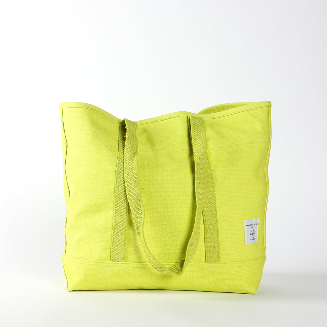 Small East West Tote | Lime