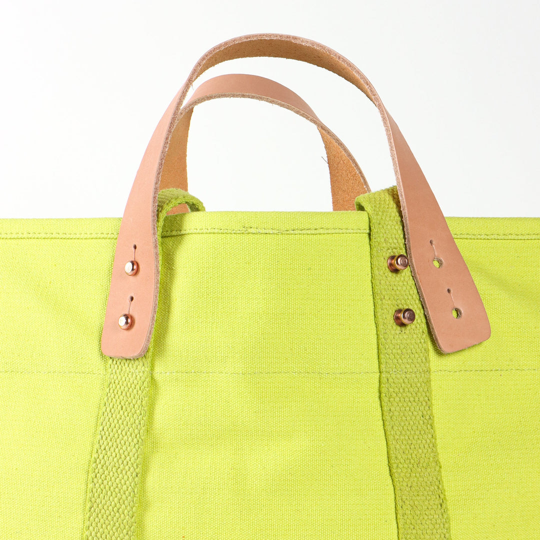 Small East West Tote | Lime