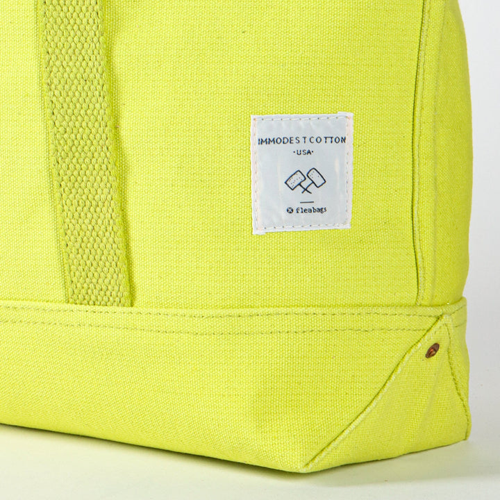 Small East West Tote | Lime