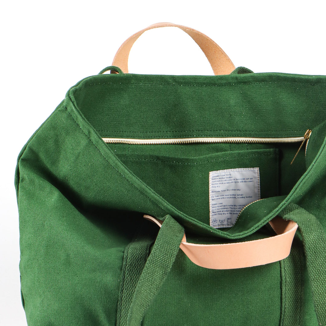 Small Zipper Tote | Pine+Ocean