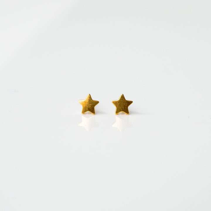 Star Flat Back Sleeper Earrings