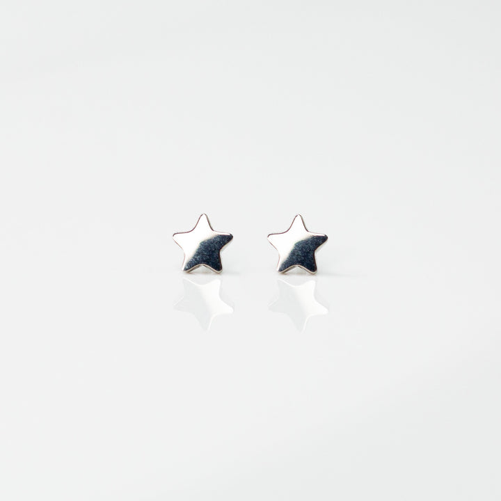 Star Flat Back Sleeper Earrings