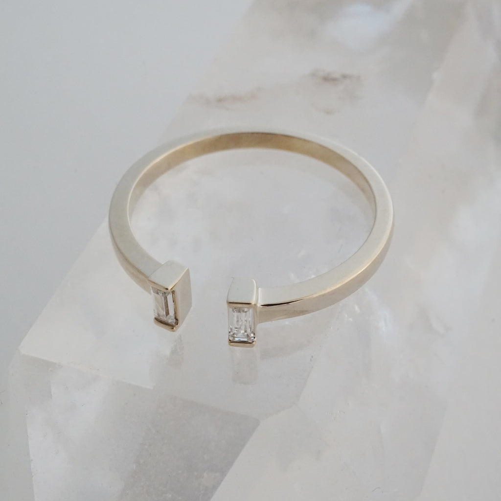 Stevie Baguette Ring