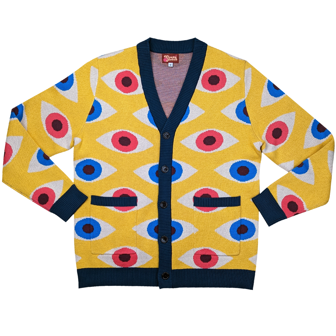 The Bauhaus Eyeball Cardigan - Restocks January (Join the Wait List)