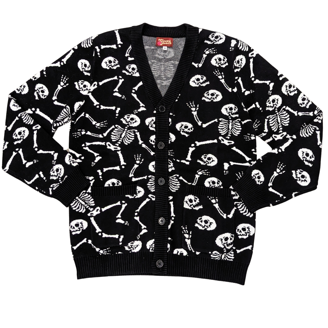 The Skeleton Dance Cardigan - Restocks January (Join the Wait List)