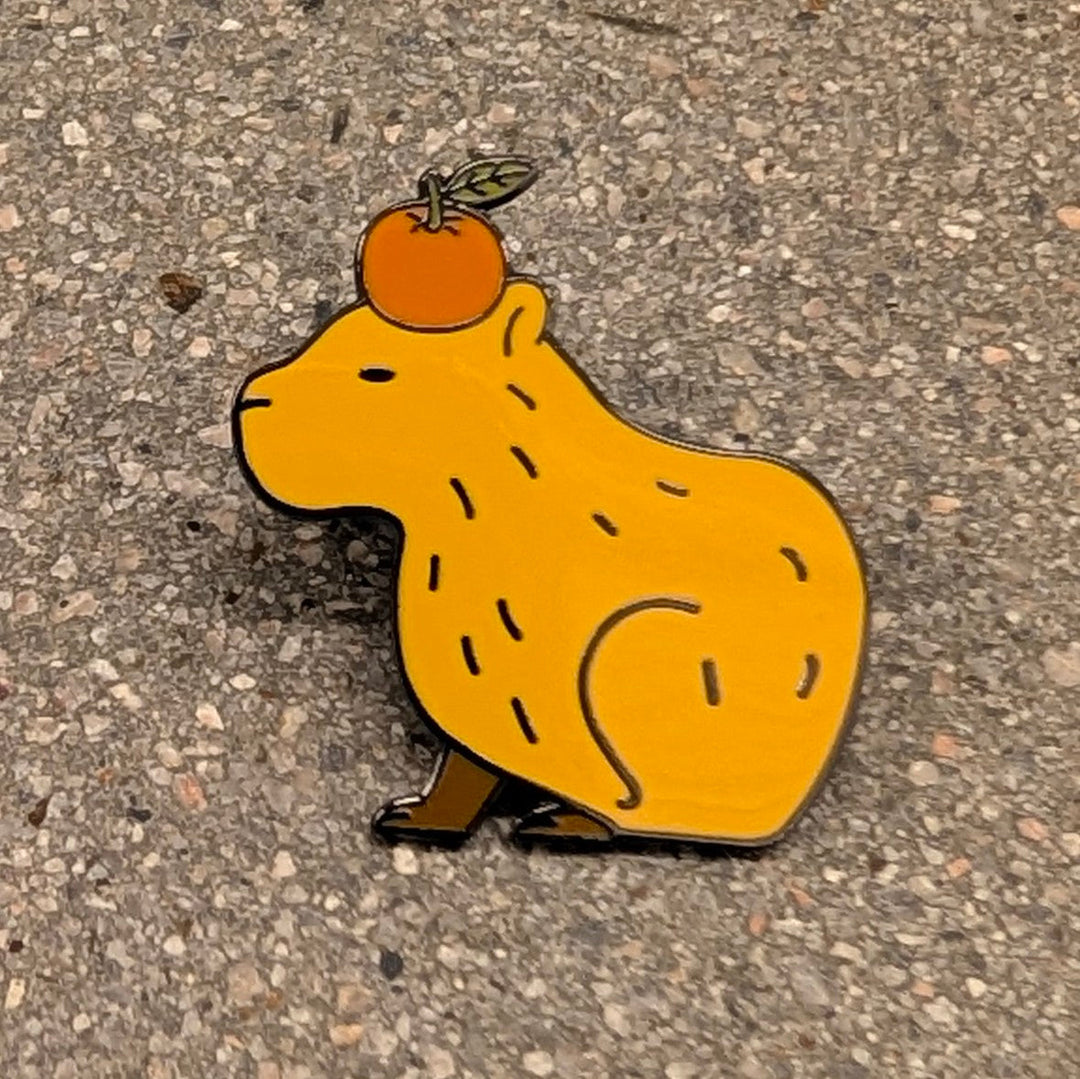 The Capybara Enamel Pin