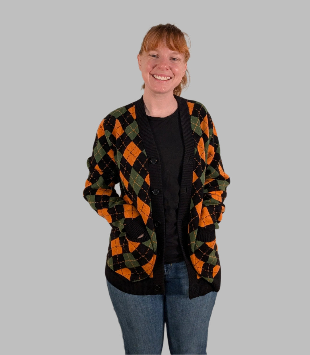 The Pocket Ghost Halloween Cardigan