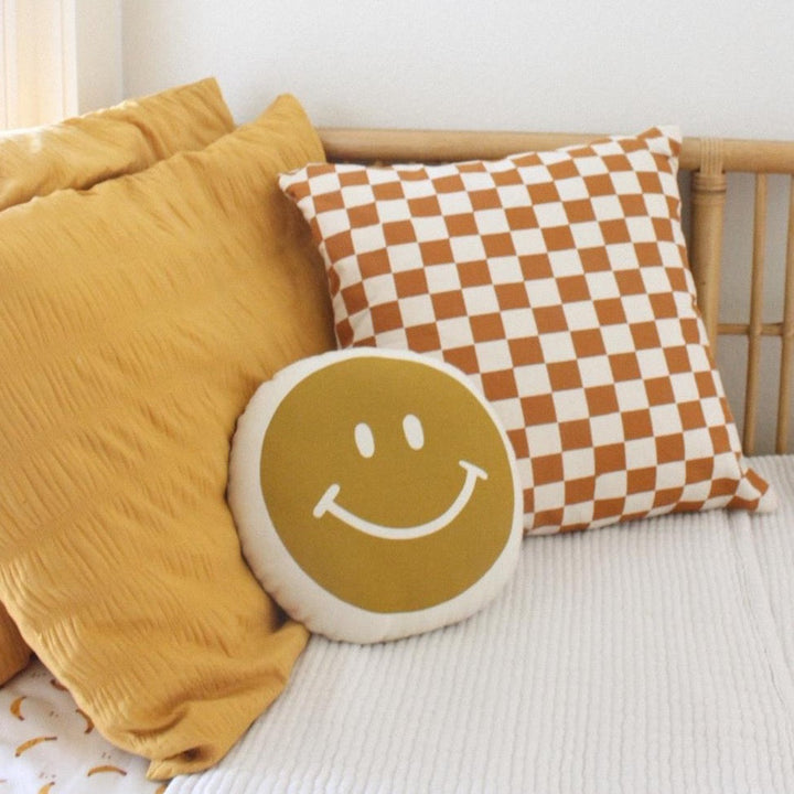 smiley face pillow