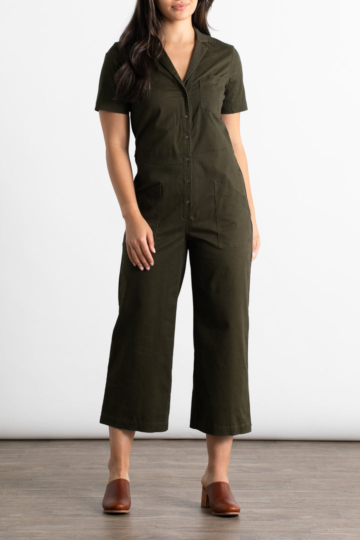 Lou Utility Jumpsuit / Olive